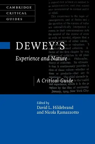 Dewey's Experience and Nature cover