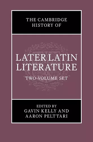 The Cambridge History of Later Latin Literature 2 Volume Hardback Set cover
