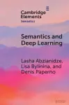 Semantics and Deep Learning cover