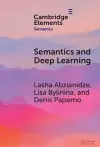 Semantics and Deep Learning cover