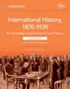 Cambridge International AS Level History International History 1870–1939 Coursebook with Digital Access (2 Years) cover