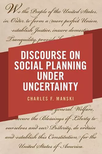 Discourse on Social Planning under Uncertainty cover