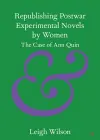 Republishing Postwar Experimental Novels by Women cover