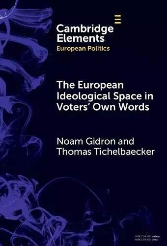 The European Ideological Space in Voters' Own Words cover
