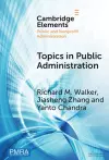 Topics in Public Administration cover