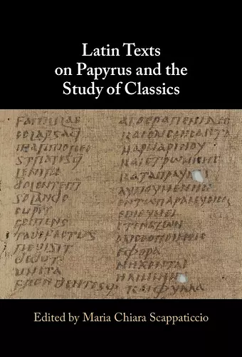 Latin Texts on Papyrus and the Study of Classics cover
