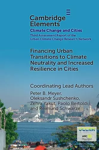 Financing Urban Transitions to Climate Neutrality and Increased Resilience in Cities cover