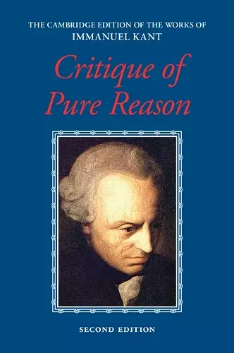 Kant: Critique of Pure Reason cover