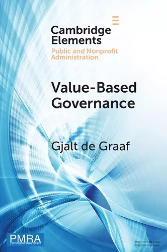 Value-Based Governance cover