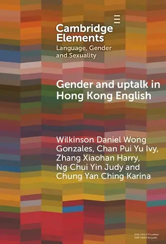 Gender and Uptalk in Hong Kong English cover