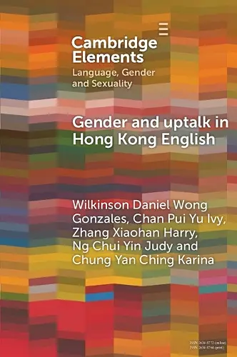 Gender and Uptalk in Hong Kong English cover
