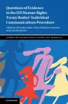 Questions of Evidence in the UN Human Rights Treaty Bodies' Individual Communications Procedure cover