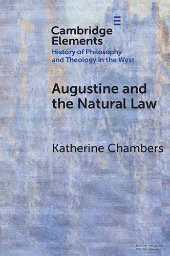 Augustine and the Natural Law cover