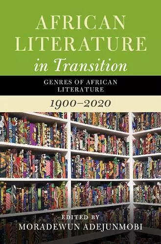 African Literature in Transition: Volume 5 cover