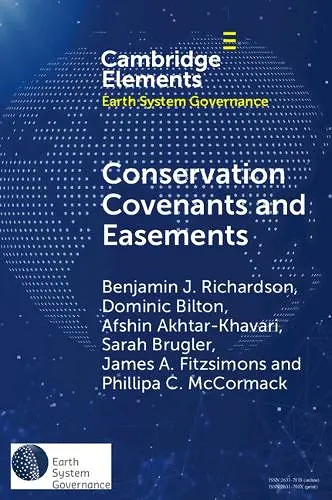 Conservation Covenants and Easements cover