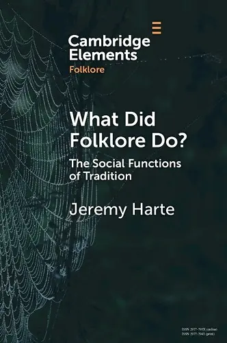 What Did Folklore Do? cover