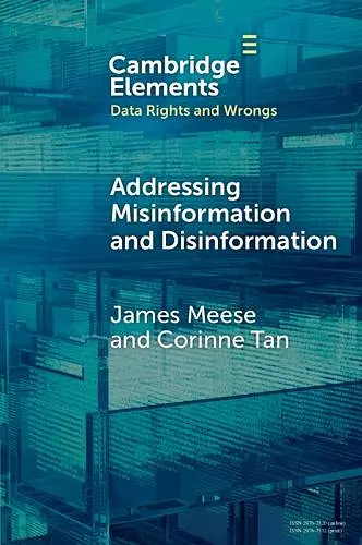 Addressing Misinformation and Disinformation cover