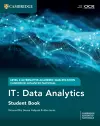 Cambridge Advanced National (AAQ) in IT: Data Analytics Student Book cover