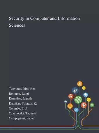 Security in Computer and Information Sciences cover