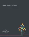 Gender Equality in Context cover