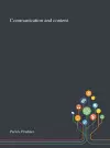 Communication and Content cover