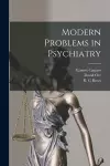Modern Problems in Psychiatry cover