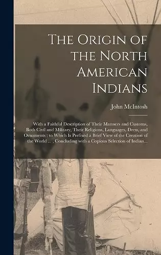 The Origin of the North American Indians [microform] cover