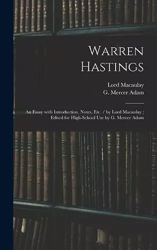 Warren Hastings cover