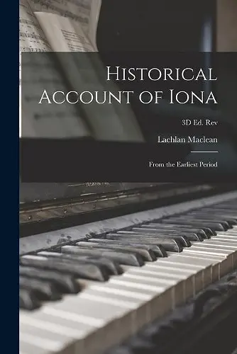 Historical Account of Iona cover