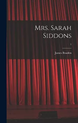 Mrs. Sarah Siddons; 1 cover