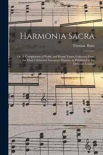 Harmonia Sacra cover