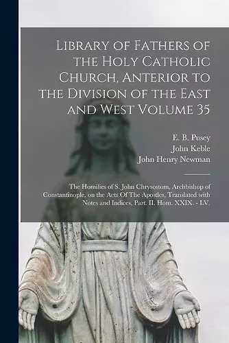 Library of Fathers of the Holy Catholic Church, Anterior to the Division of the East and West Volume 35 cover