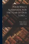 Poor Will's Almanack, for the Year of Our Lord ...; 1790 cover