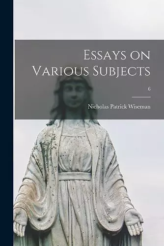 Essays on Various Subjects; 6 cover