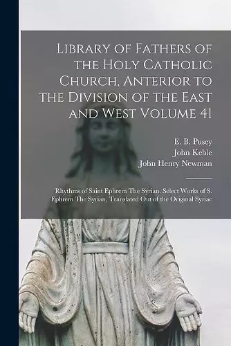 Library of Fathers of the Holy Catholic Church, Anterior to the Division of the East and West Volume 41 cover