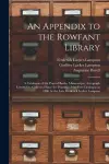 An Appendix to the Rowfant Library cover