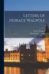 Letters of Horace Walpole; 1 cover