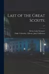 Last of the Great Scouts;; c.1 cover