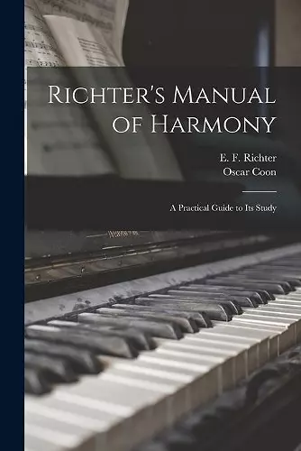 Richter's Manual of Harmony cover