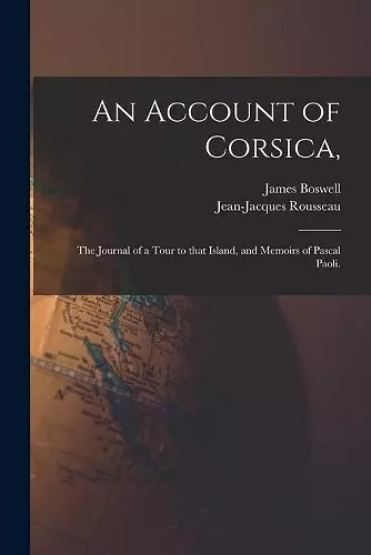 An Account of Corsica, cover