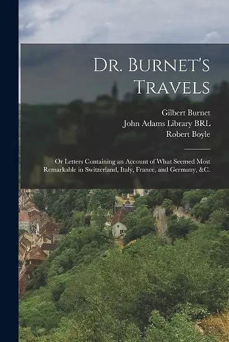 Dr. Burnet's Travels cover