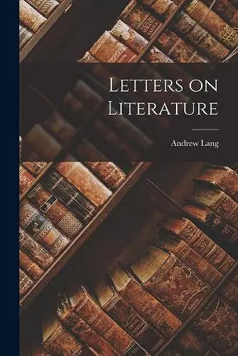 Letters on Literature cover