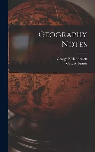 Geography Notes [microform] cover