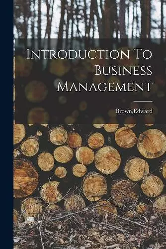 Introduction To Business Management cover