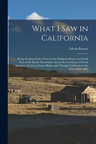 What I Saw in California cover