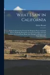 What I Saw in California cover