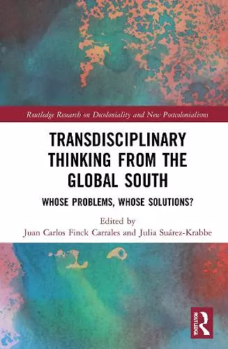 Transdisciplinary Thinking from the Global South cover