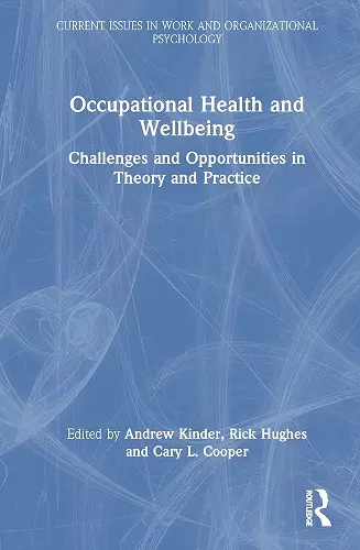 Occupational Health and Wellbeing cover