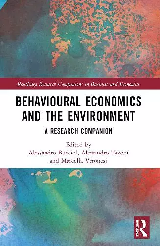 Behavioural Economics and the Environment cover