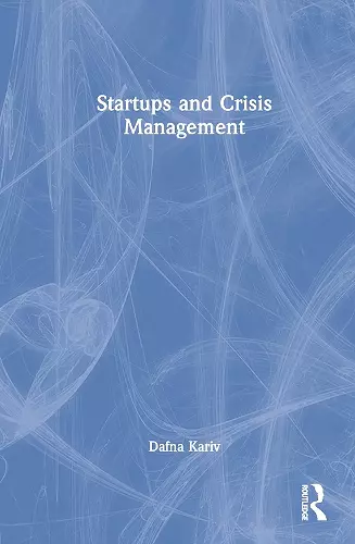 Startups and Crisis Management cover